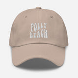 Folly Beach South Carolina Embroidered Dad Hat