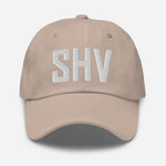 SHV Airport Code Embroidered Dad Hat Shreveport Louisiana