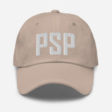 PSP Airport Code Embroidered Dad Hat Palm Springs California