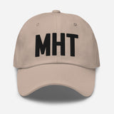 MHT Airport Code Embroidered Dad Hat Manchester New Hampshire