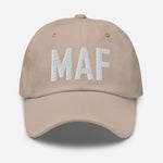 MAF Airport Code Embroidered Dad Hat Midland Texas