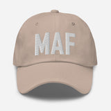 MAF Airport Code Embroidered Dad Hat Midland Texas