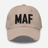 MAF Airport Code Embroidered Dad Hat Midland Texas