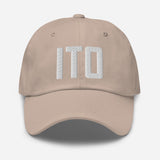 ITO Airport Code Embroidered Dad Hat Hilo Hawaii