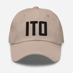 ITO Airport Code Embroidered Dad Hat Hilo Hawaii