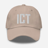 ICT Airport Code Embroidered Dad Hat Wichita Kansas