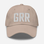 GRR Airport Code Embroidered Dad Hat Grand Rapids Michigan