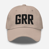 GRR Airport Code Embroidered Dad Hat Grand Rapids Michigan