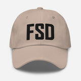 FSD Airport Code Embroidered Dad Hat Sioux Falls South Dakota