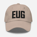 EUG Airport Code Embroidered Dad Hat Eugene Oregon