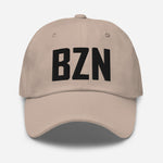 BZN Airport Code Embroidered Dad Hat Bozeman Montana