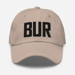 BUR Airport Code Embroidered Dad Hat Burbank California