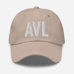 AVL Airport Code Embroidered Dad Hat Asheville North Carolina