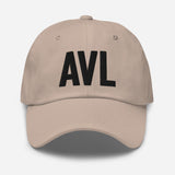 AVL Airport Code Embroidered Dad Hat Asheville North Carolina