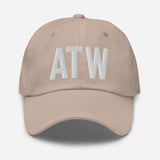 ATW Airport Code Embroidered Dad Hat Appleton Wisconsin