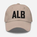 ALB Airport Code Embroidered Dad Hat Albany New York