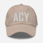 ACY Airport Code Embroidered Dad Hat Atlantic City New Jersey