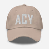 ACY Airport Code Embroidered Dad Hat Atlantic City New Jersey