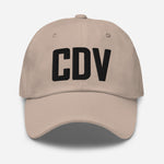 CDV Airport Code Embroidered Dad Hat Cordova Alaska