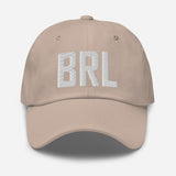 BRL Airport Code Embroidered Dad Hat Burlington Iowa