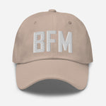 BFM Airport Code Embroidered Dad Hat Mobile Alabama