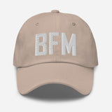 BFM Airport Code Embroidered Dad Hat Mobile Alabama