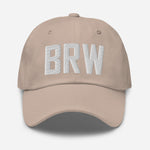 BRW Airport Code Embroidered Dad Hat Barrow Alaska