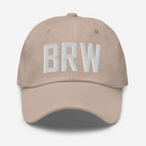 BRW Airport Code Embroidered Dad Hat Barrow Alaska