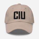 CIU Airport Code Embroidered Dad Hat Sault Ste. Marie Michigan