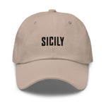 Sicily Embroidered Dad Hat