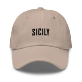 Sicily Embroidered Dad Hat