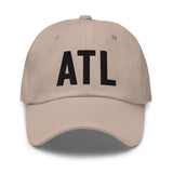 ATL Airport Code Embroidered Dad Hat Atlanta Georgia