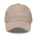 Bluffton, SC South Carolina Embroidered Dad Hat - White Thread