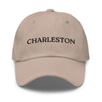 Charleston, SC South Carolina Embroidered Dad Hat - Black Thread