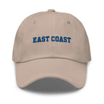 East Coast Embroidered Dad Hat Varsity Letter  College