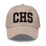 CHS Airport Code Embroidered Dad Hat South Carolina Charleston SC College Varsity Letter