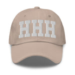 HHH Airport Code Embroidered Dad Hat South Carolina Hilton Head Island SC College Varsity Letter