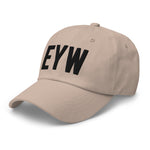 EYW Florida Airport Code Embroidered Dad Hat | Black Thread