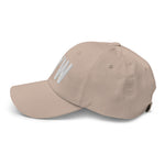 EYW Florida Airport Code Embroidered Dad Hat | White Thread