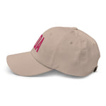 30A Rosemary Beach Florida Embroidered Dad Hat | Flamingo Pink Thread