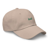 local Embroidered Dad Hat | Kelly Green Thread