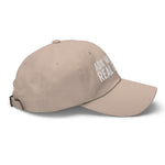 Ask Me About Real Estate Embroidered Dad Hat | White Thread