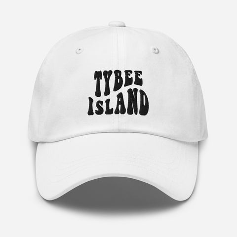 Tybee Island Georgia Embroidered Dad Hat