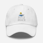 Folly Beach South Carolina Embroidered Dad Hat