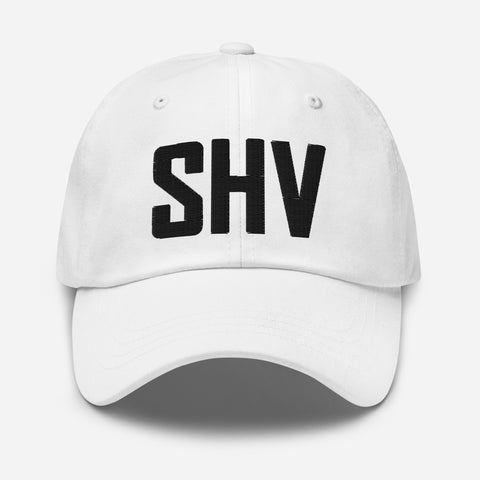 SHV Airport Code Embroidered Dad Hat Shreveport Louisiana