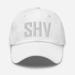 SHV Airport Code Embroidered Dad Hat Shreveport Louisiana