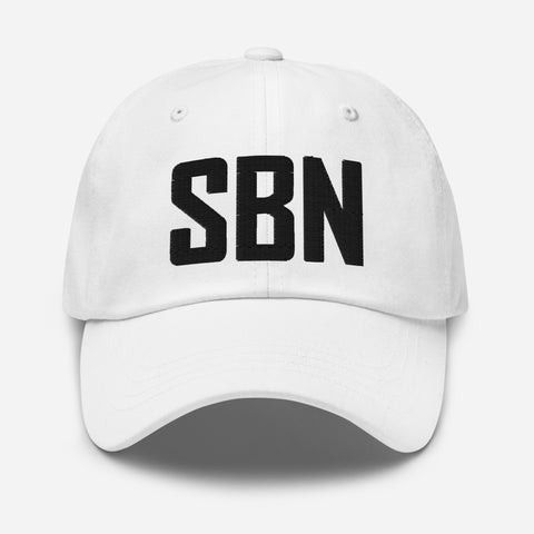 SBN Airport Code Embroidered Dad Hat South Bend Indiana