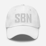 SBN Airport Code Embroidered Dad Hat South Bend Indiana