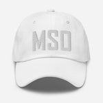 MSO Airport Code Embroidered Dad Hat Missoula Montana