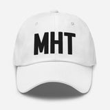 MHT Airport Code Embroidered Dad Hat Manchester New Hampshire